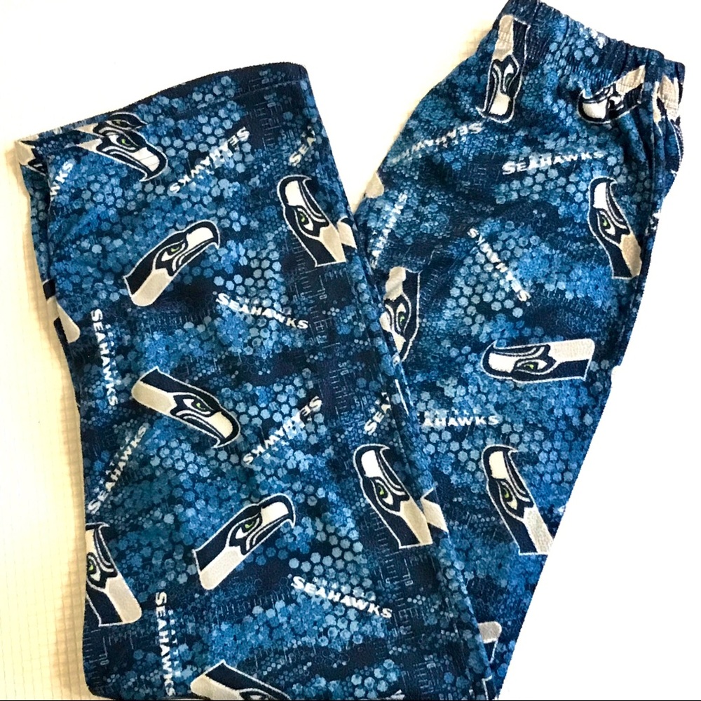 NFL Seahawks fleece pajama bottoms youth size XL